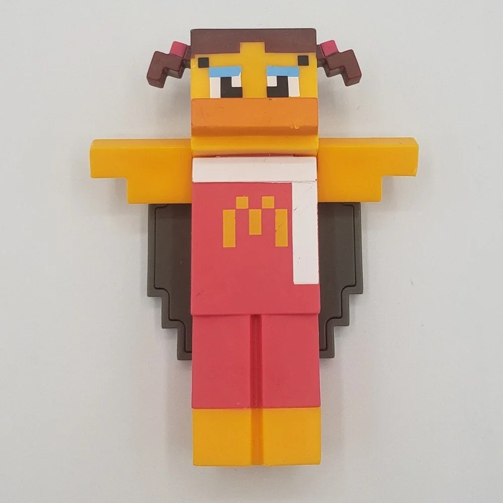 LIMITED EDITION Minecraft McDonalds Statue and- Birdie wings